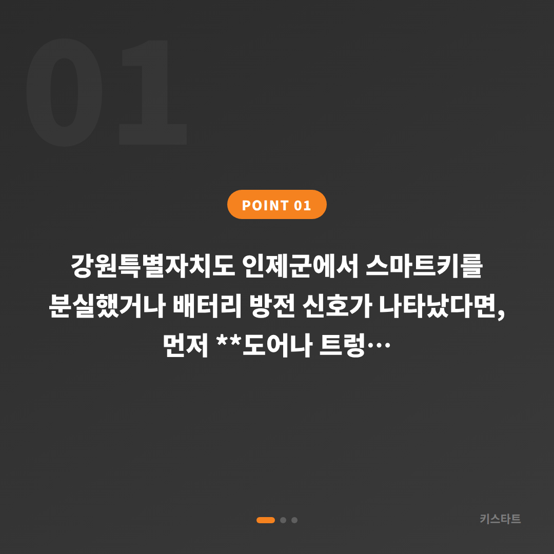 강원특별자치도 인제군 수입차 차키분실 제작, 배터리 방전 신호 확인부터 해결까지 - 상황 요약