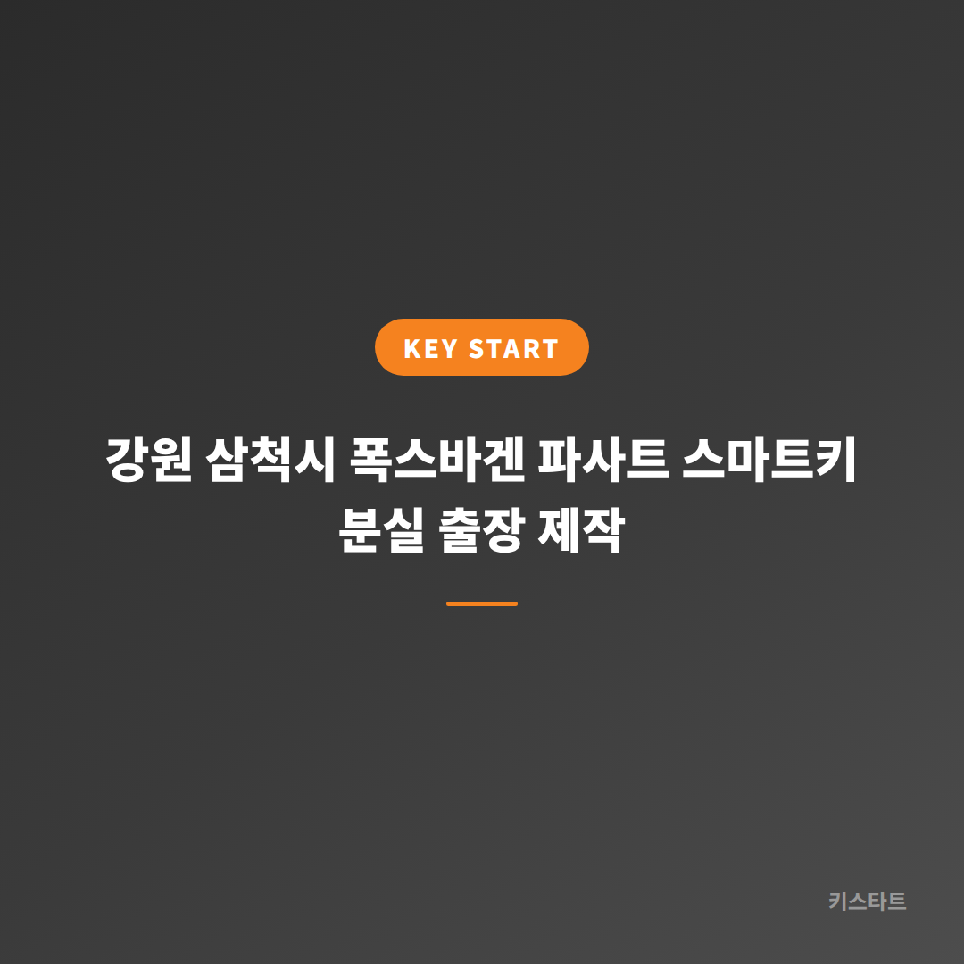 강원 삼척시 폭스바겐 파사트 스마트키 분실 출장 제작 대표 이미지