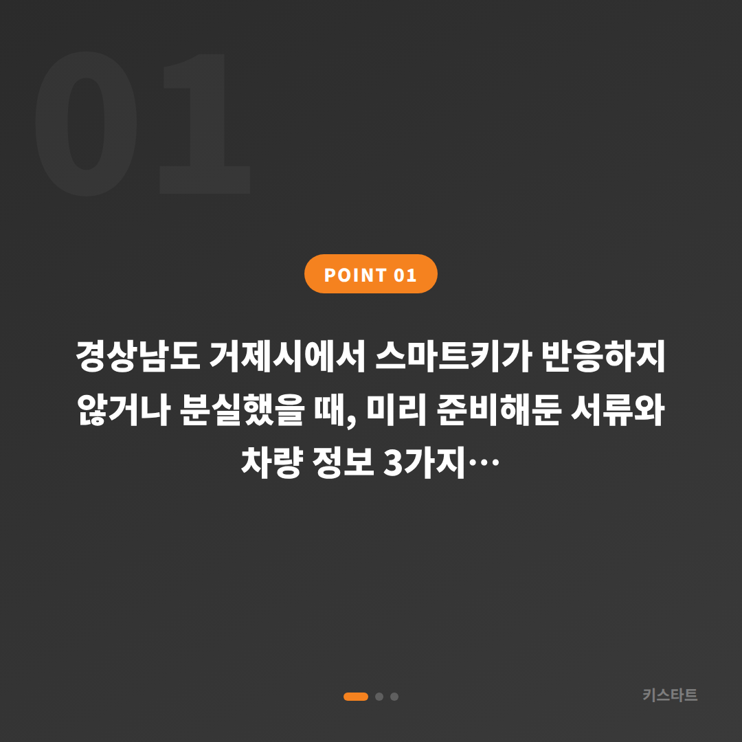경상남도 거제시 수입차키 제작 전 꼭 챙겨야 할 필수 준비물 - 상황 요약