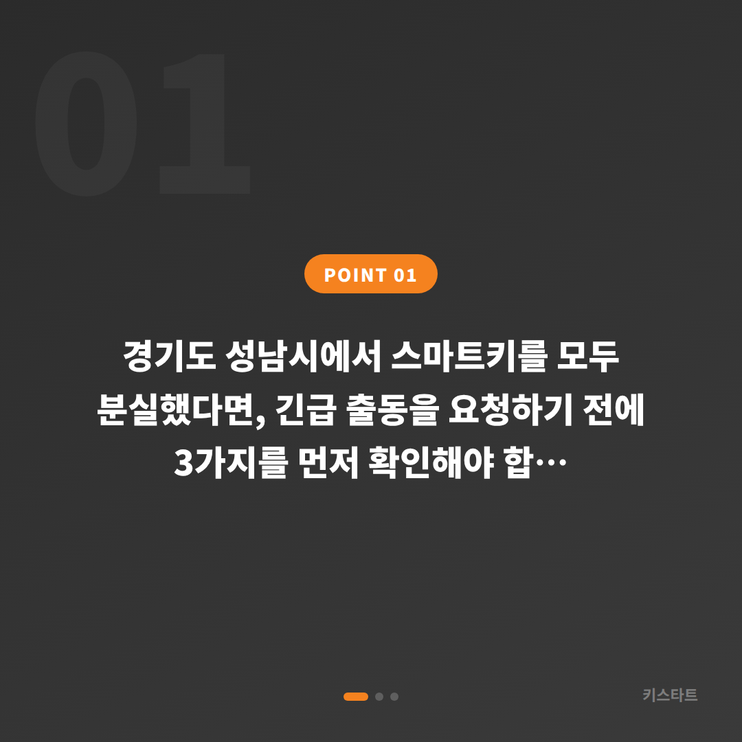 경기도 성남시 차키분실 긴급 출동 전 확인할 체크 포인트** - 상황 요약