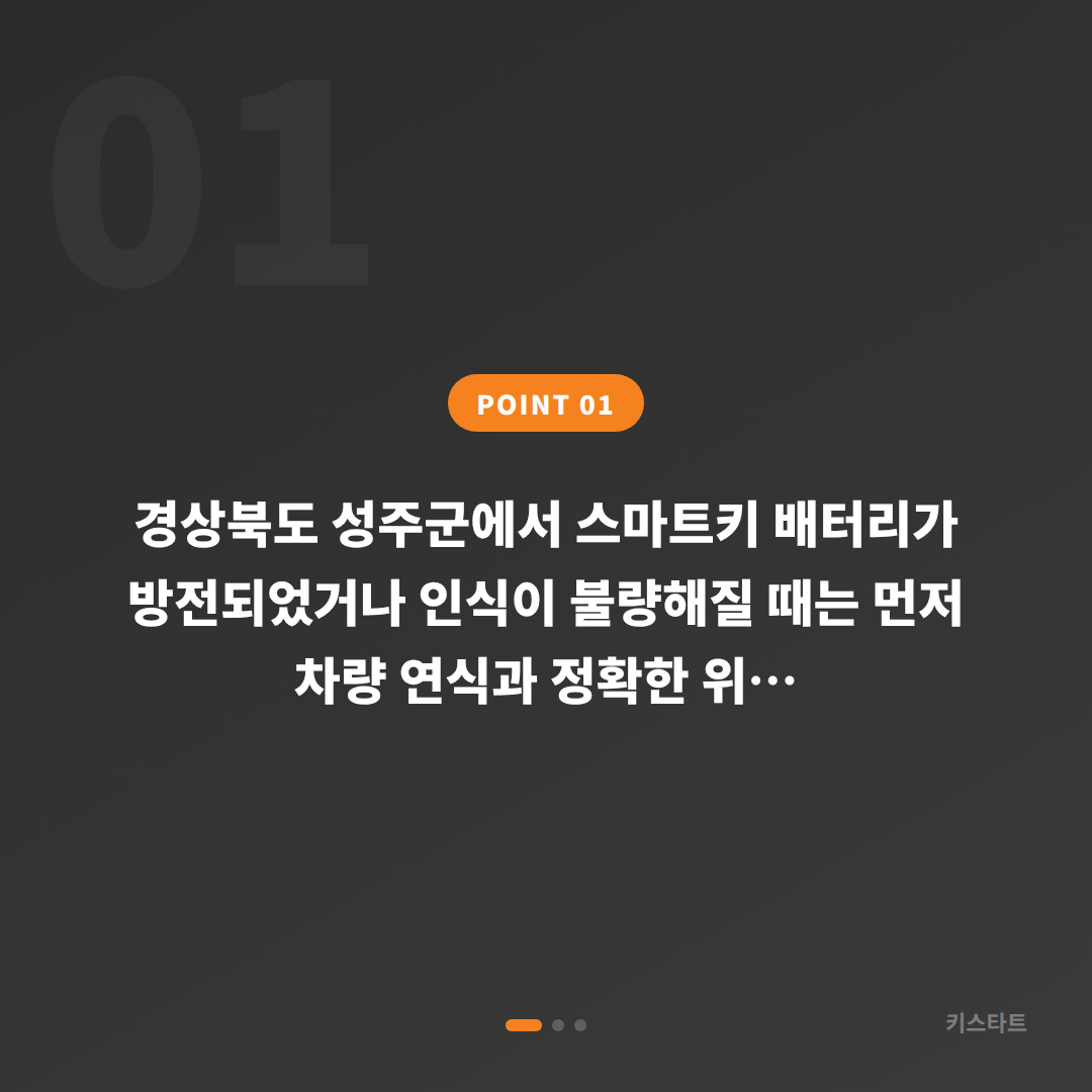 경상북도 성주군 수입차키 제작·복원 배터리·인식불량 대응 가이드 - 상황 요약