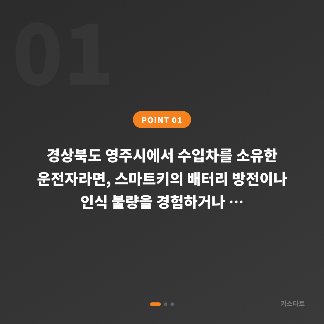 경상북도 영주시 수입차키 제작 — 스마트키 분실 전에 준비하기 - 상황 요약