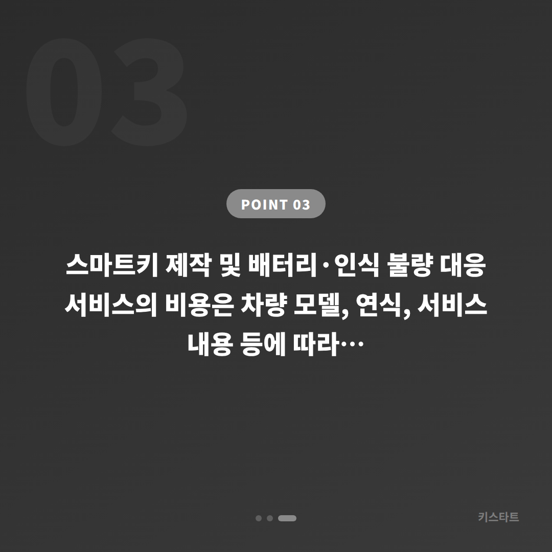 경상북도 영주시 수입차키 제작 — 스마트키 분실 전에 준비하기 - 비용 참고