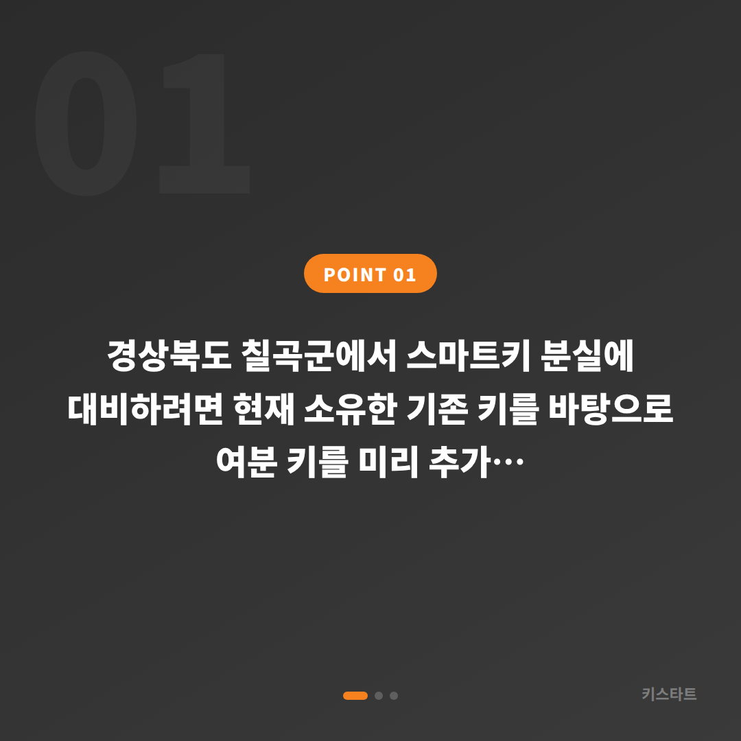 경상북도 칠곡군 수입차키 제작, 스마트키 분실 전 미리 여분 키 준비하기 - 상황 요약