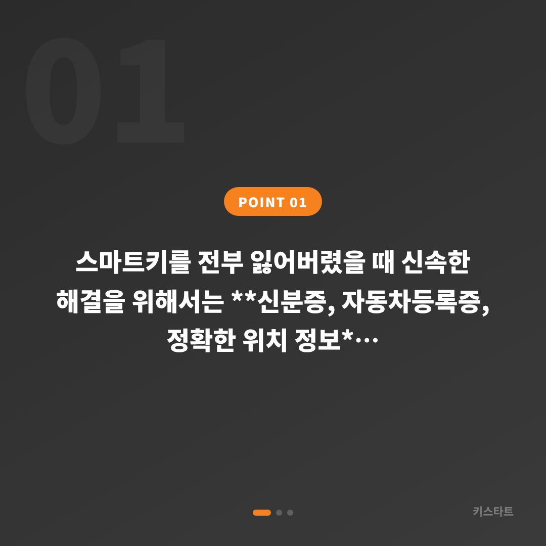 경상남도 남해군 차키분실 대비, 미리 준비하면 좋은 것들 - 상황 요약