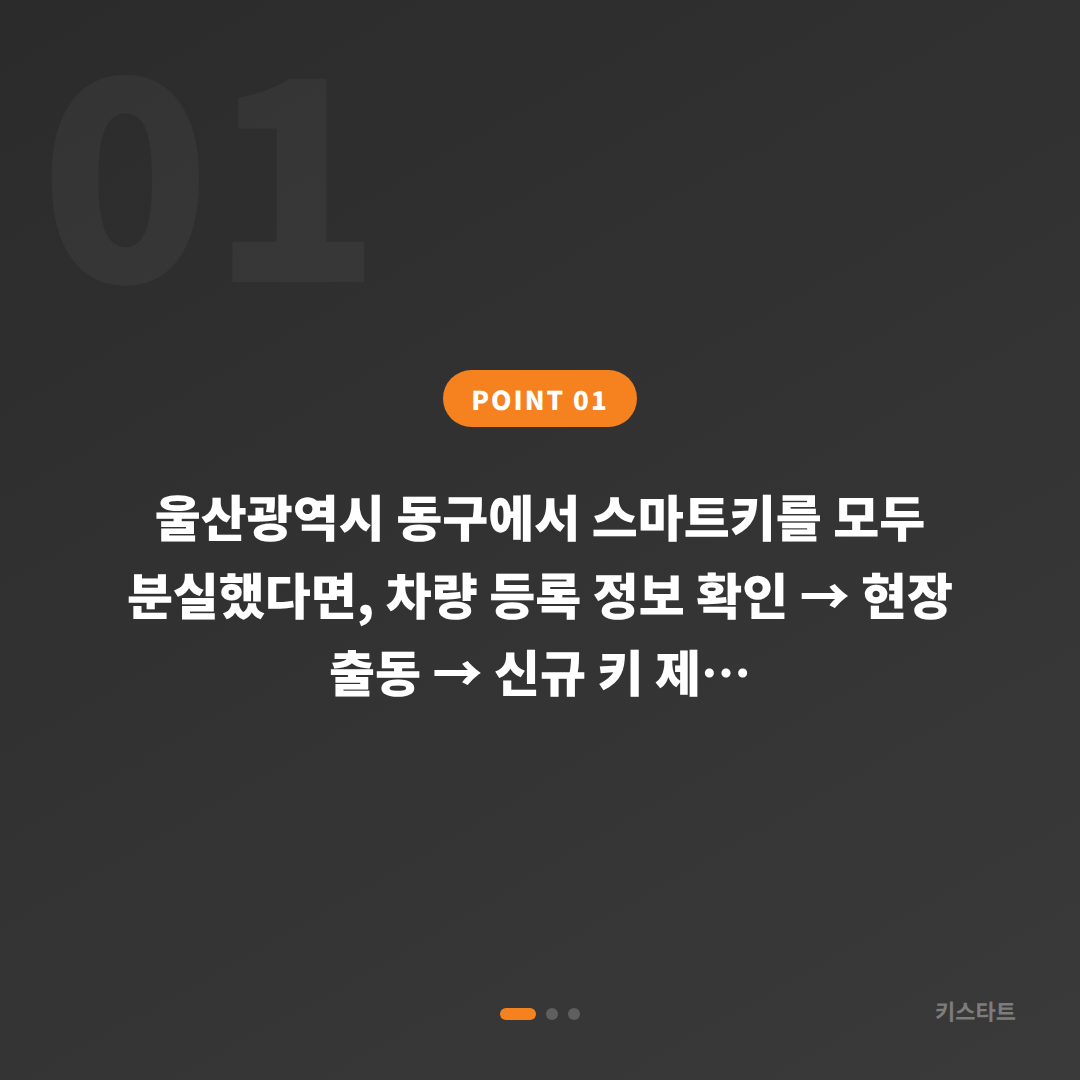 울산광역시 동구에서 스마트키 전체 분실했을 때 | 차키제작 현장 출동 전에 꼭 준비해야 할 것 - 상황 요약