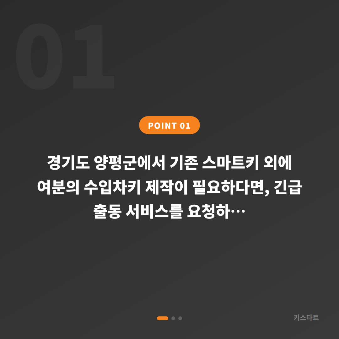경기도 양평군 수입차키 제작 시 긴급 출동 요청 전 반드시 확인할 체크 포인트 - 상황 요약