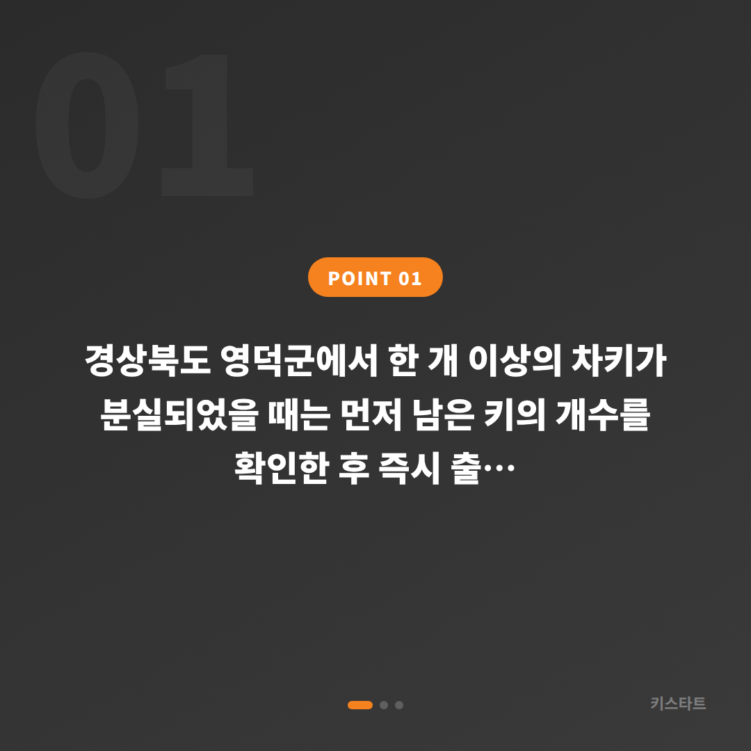 경상북도 영덕군 차키분실 수입차키 제작 당일 출동 해결 - 상황 요약