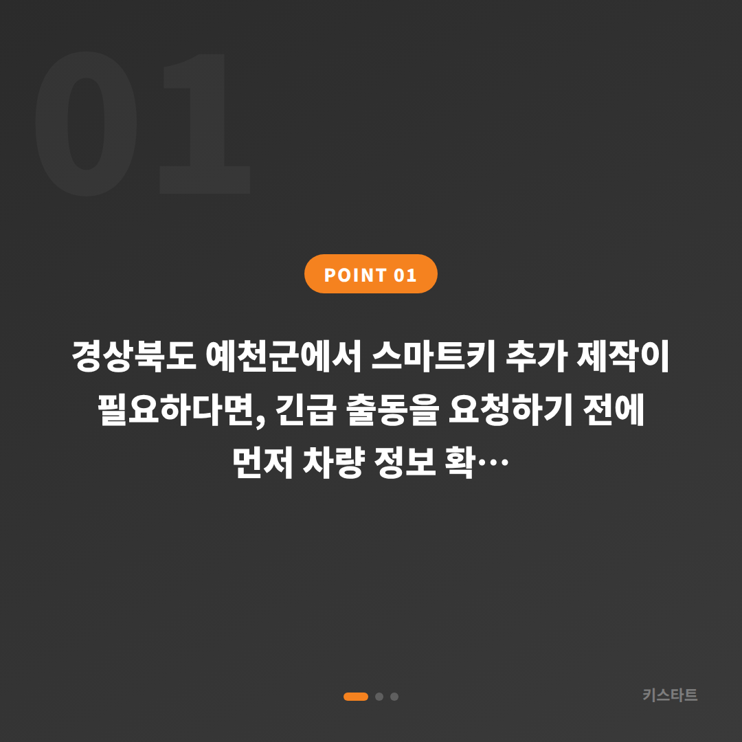 경상북도 예천군 수입차키 제작 전 체크 포인트 - 상황 요약