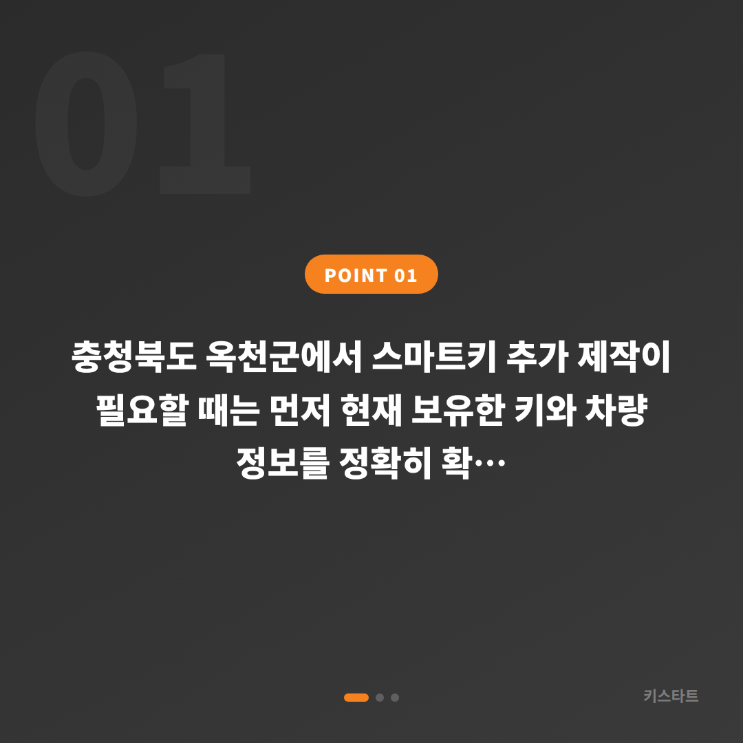 충청북도 옥천군 수입차키 제작, 분실 전 미리 준비하기 - 상황 요약