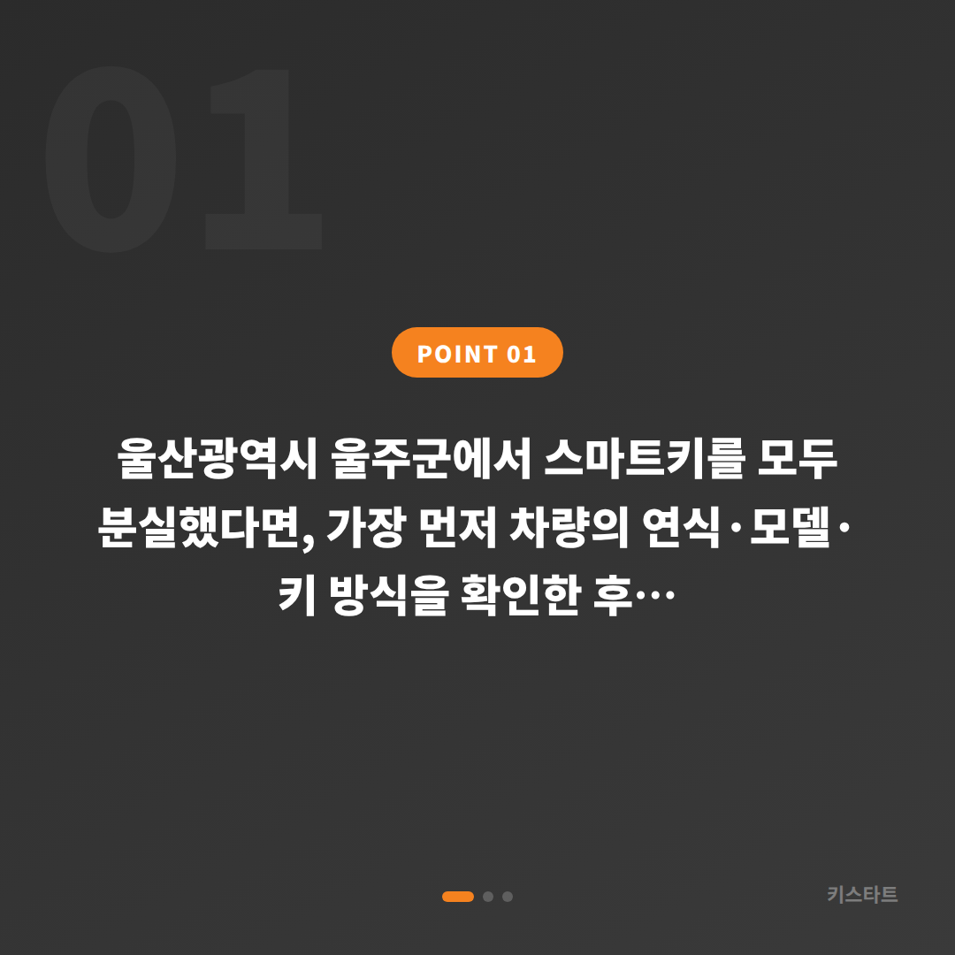 울산광역시 울주군 차키분실 예비키 없을 때 먼저 확인하고 대응하는 법 - 상황 요약