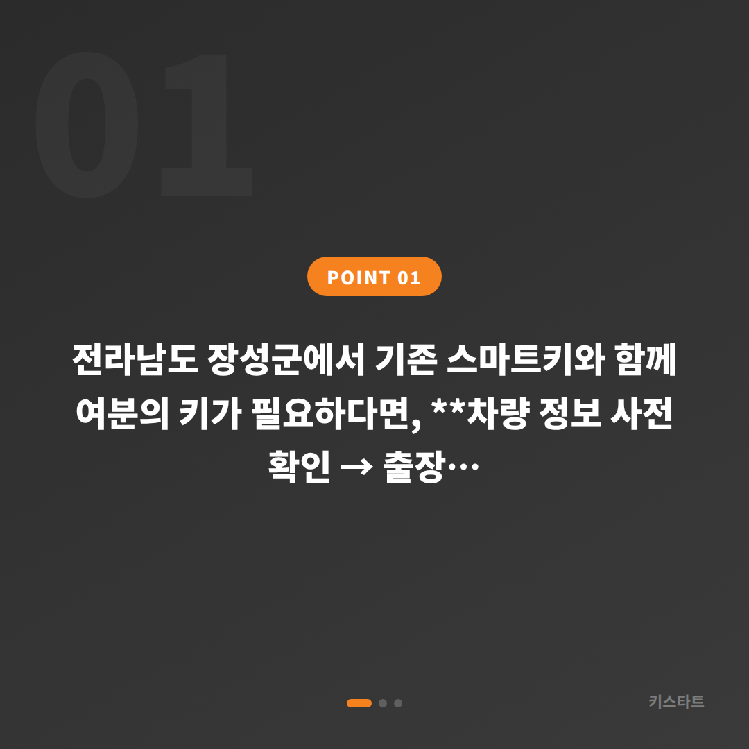 전라남도 장성군 수입차 스마트키 추가 제작 차키복사 출장 완벽 가이드 - 상황 요약