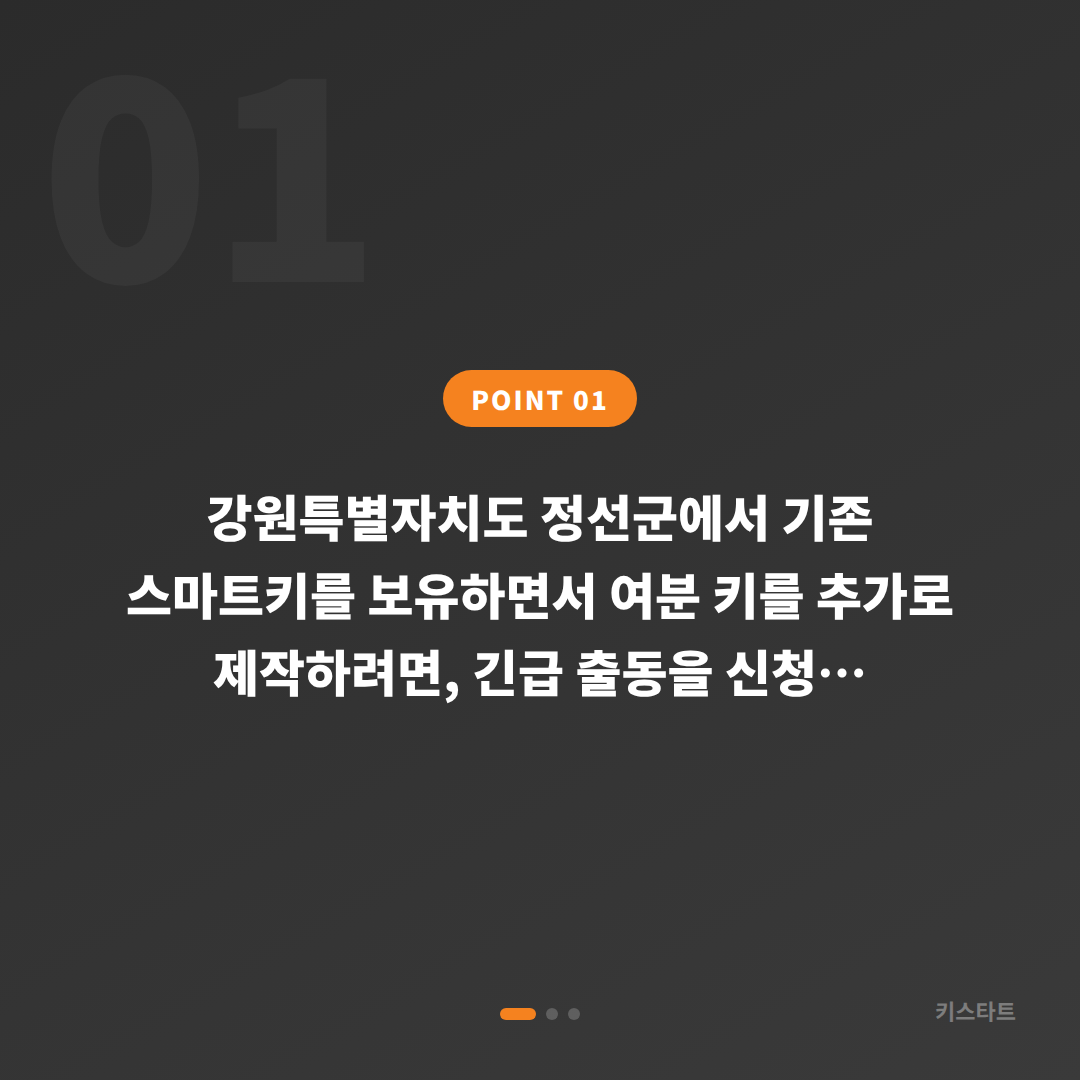 강원 정선군에서 차키복사 추가 제작하기 전 긴급 출동 신청 전 체크 포인트 - 상황 요약