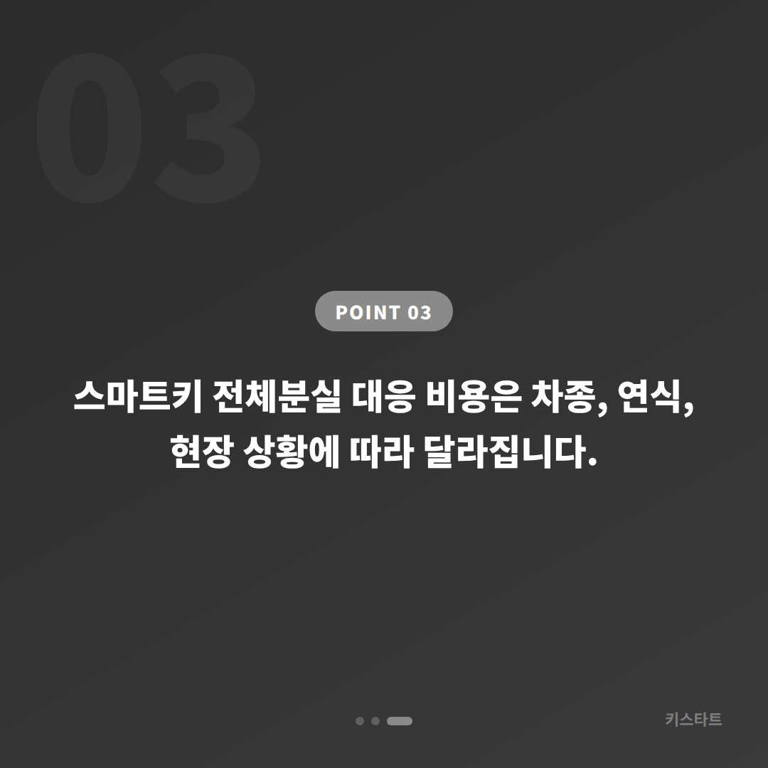 서울특별시 종로구 스마트키 차키분실 전 준비 체크리스트 - 비용 참고