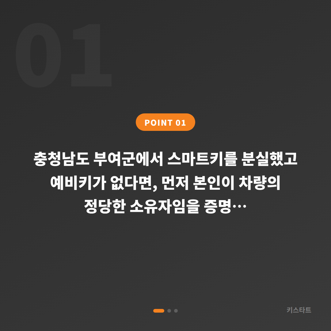 충청남도 부여군 차키분실 예비키 없을 때 먼저 확인할 사항 - 상황 요약