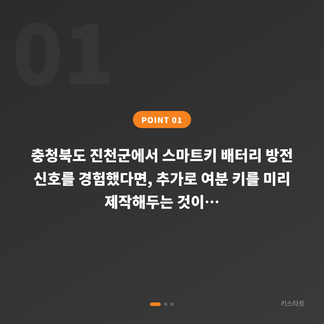 충청북도 진천군 수입차키 제작, 배터리 방전 신호 시 여분 키 준비하기 - 상황 요약